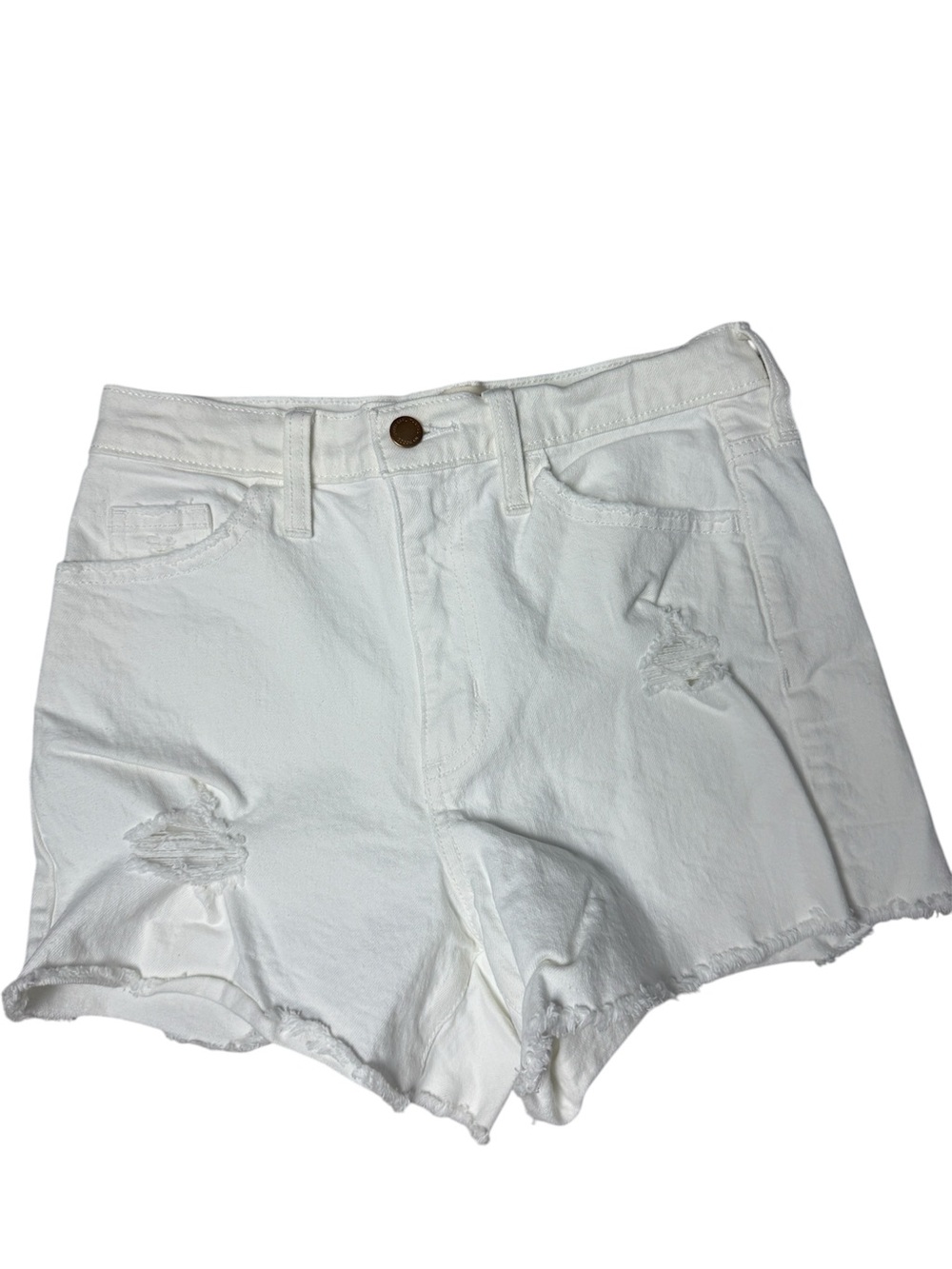 Universal Thread White jean shorts Distressed High-Rise Denim Shorts
